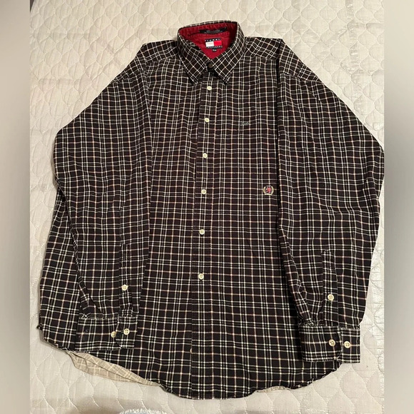 TOMMY HILFIGER~PLAID SHIRT~NWOT~XL - Picture 1 of 9